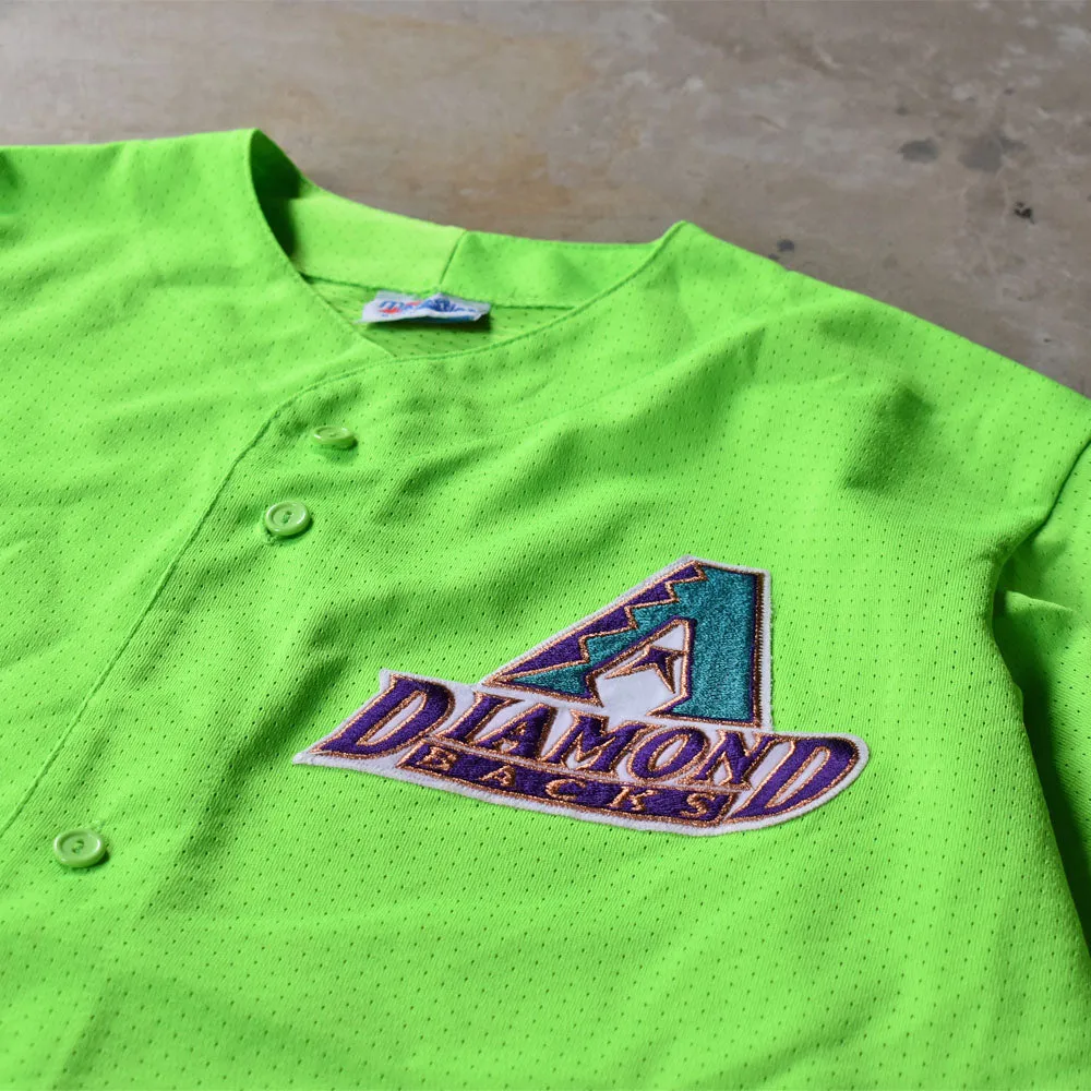 90’s Majestic MLB Arizona Diamondbacks ゲームシャツ USA製 240925