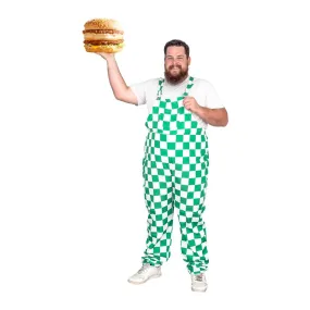 Adult Halloween Costume Big Boy Overall Pants