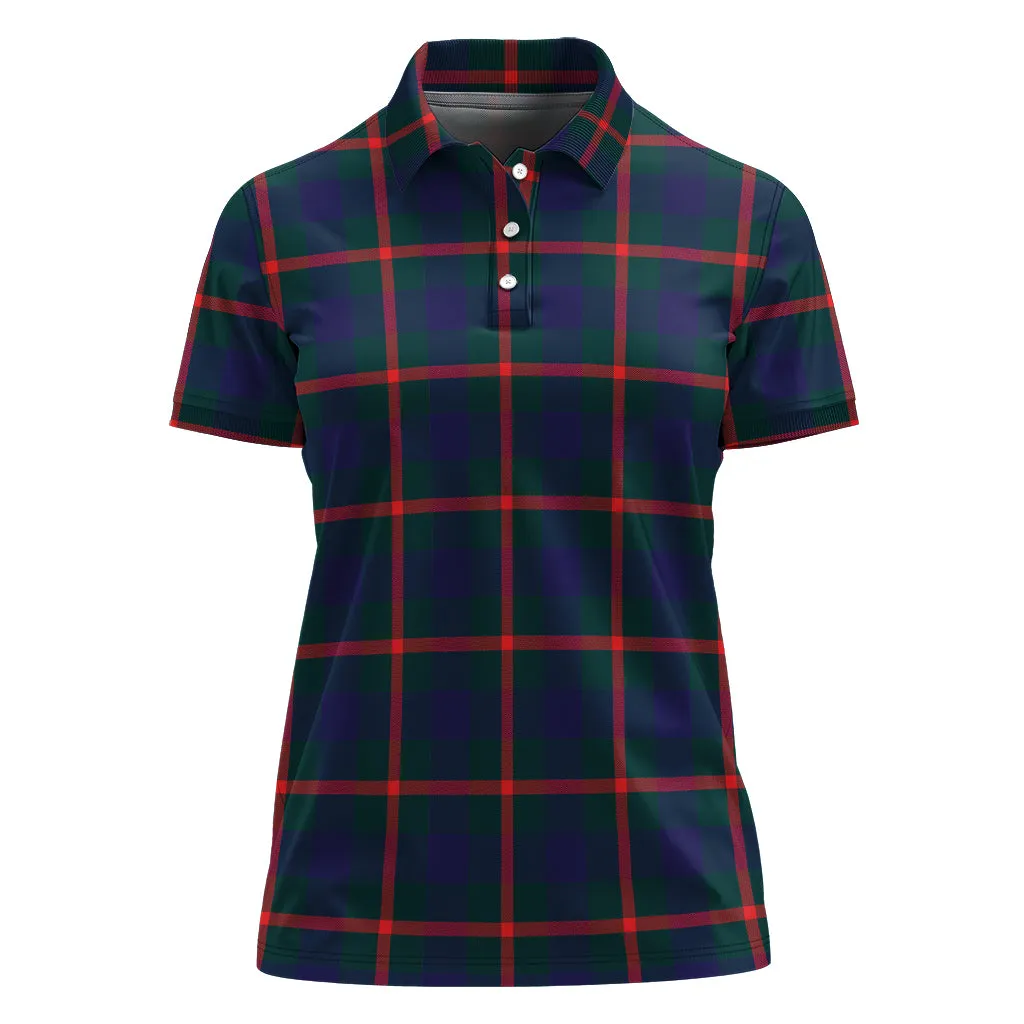 Agnew Tartan Polo Shirt For Women