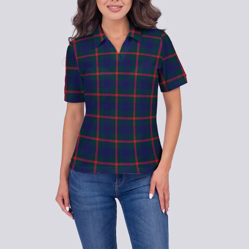 Agnew Tartan Polo Shirt For Women