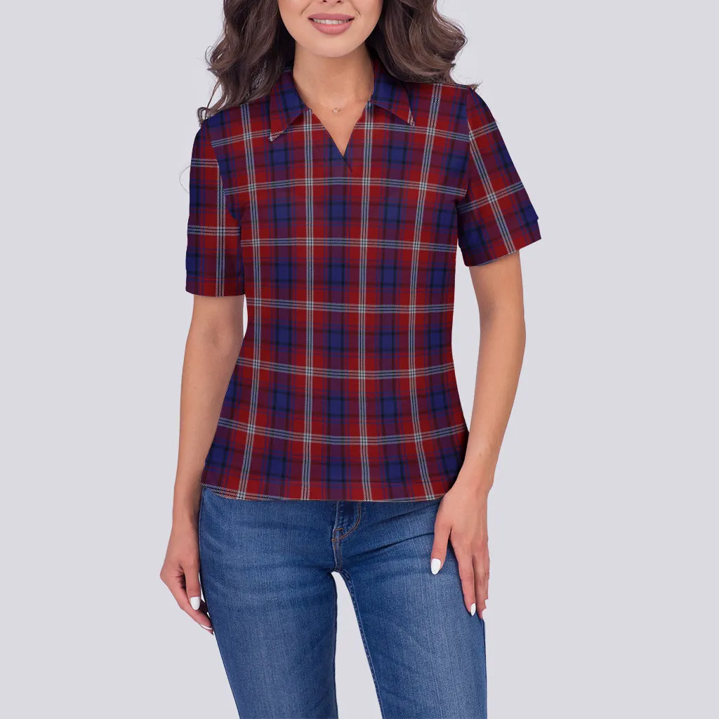 Ainslie Tartan Polo Shirt For Women