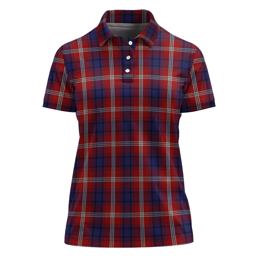 Ainslie Tartan Polo Shirt For Women