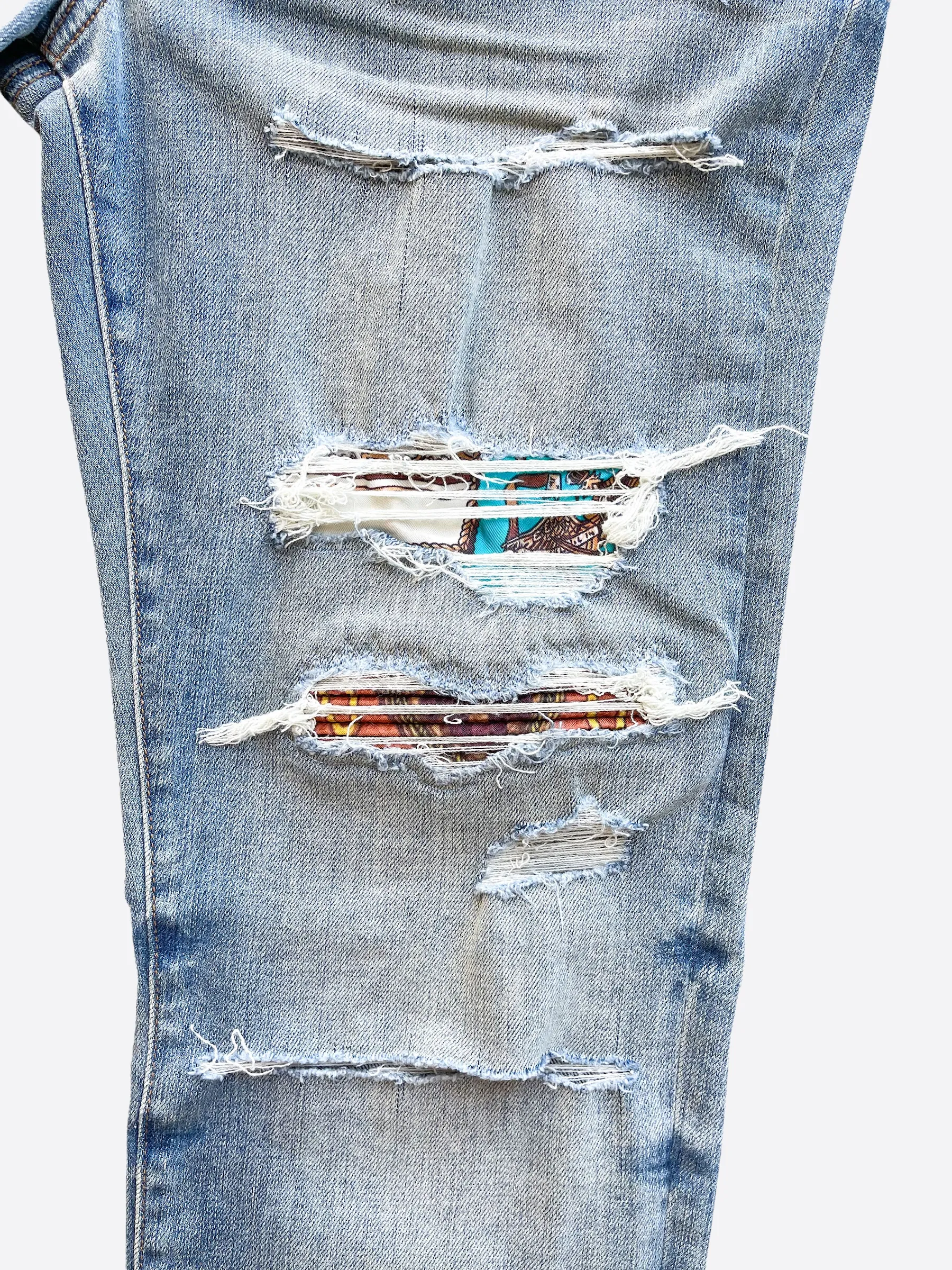 Amiri Scarf Patch Jeans