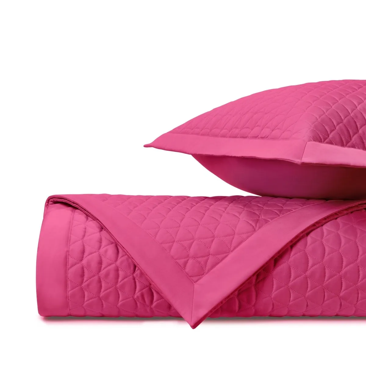 Anastasia Quilted Bright Pink by Home Treasures