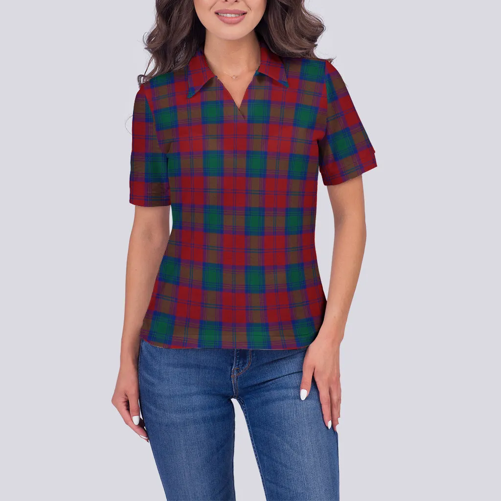 Auchinleck (Affleck) Tartan Polo Shirt For Women