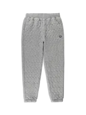 Aversa Quilted Sweatpant- Light Heather Grey