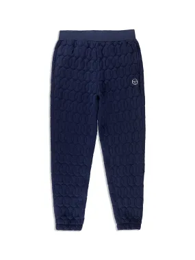 Aversa Quilted Sweatpant- Maritime Blue