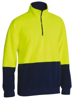 BISLEY Hi Vis Polar Fleece Zip Pullover (BK6889)