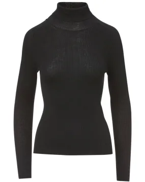 Black Calista Turtleneck