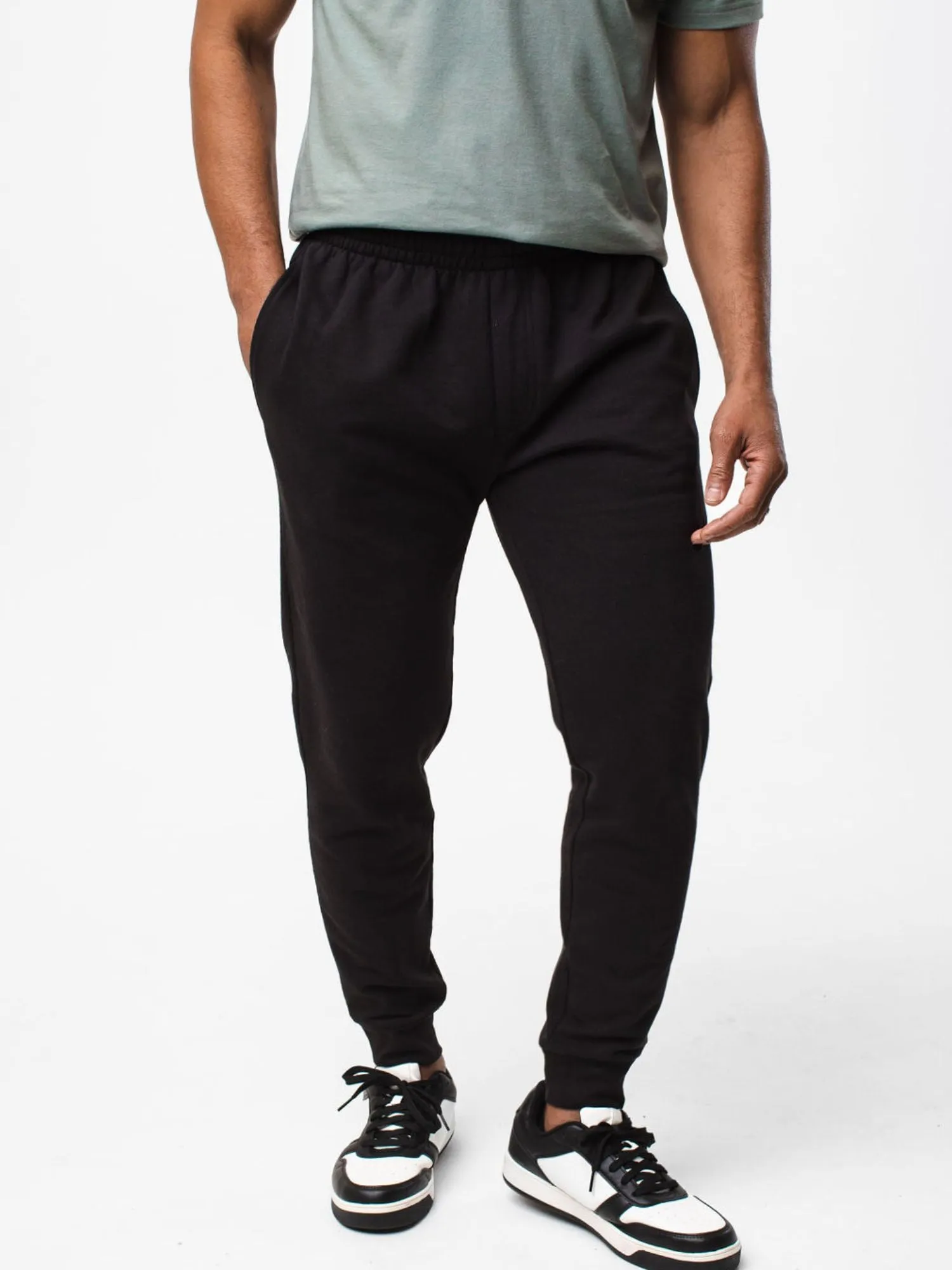 Black   Odyssey Blue Fleece Sweatpants Essentials 2-Pack FINAL SALE