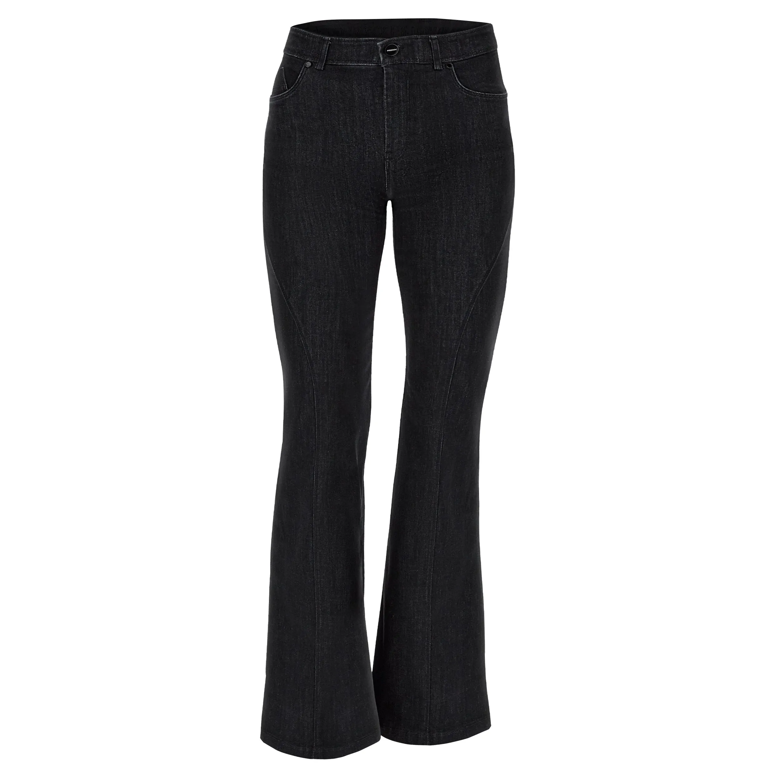 (BLACK29RF301-J7N) FREDDY BLACK Flared Jeans in Woven Denim