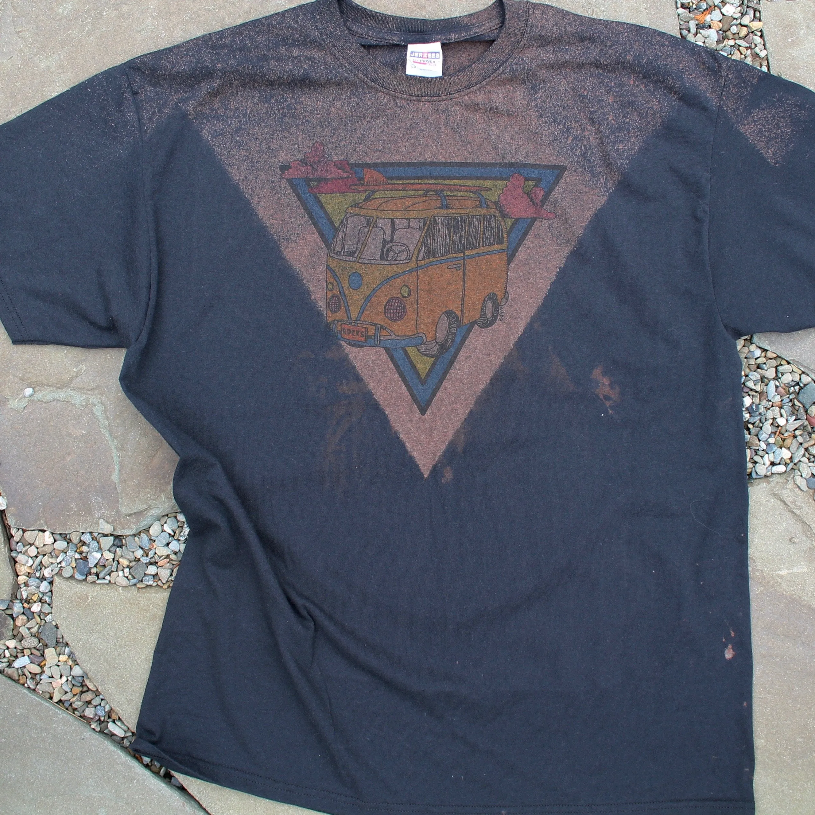 Bleached Surf Van shirt (XL)