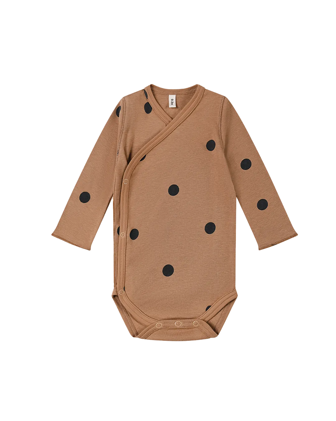 BODYSUIT ORGANIC ZOO GOLD DOTS