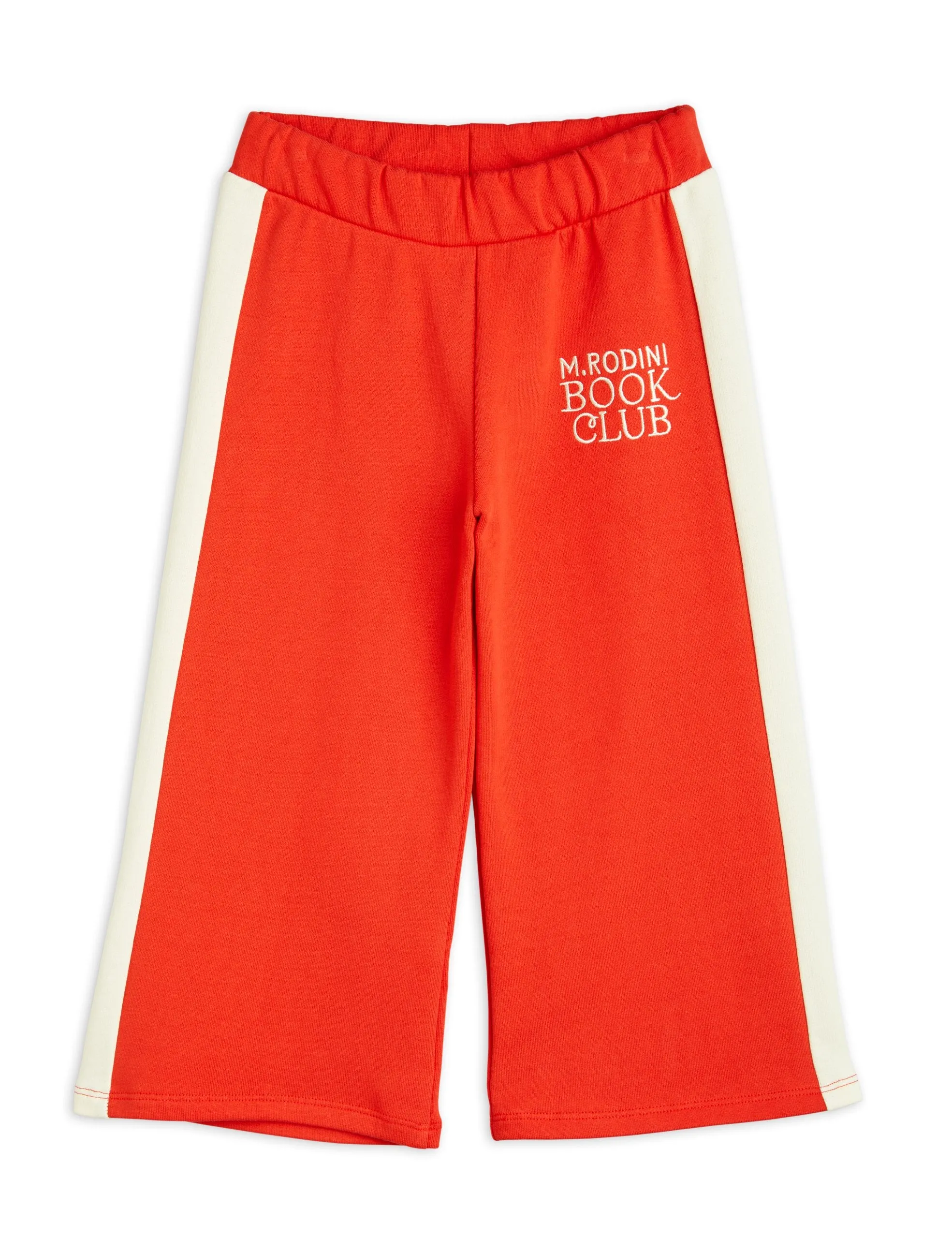 Book club emb sweatpants red