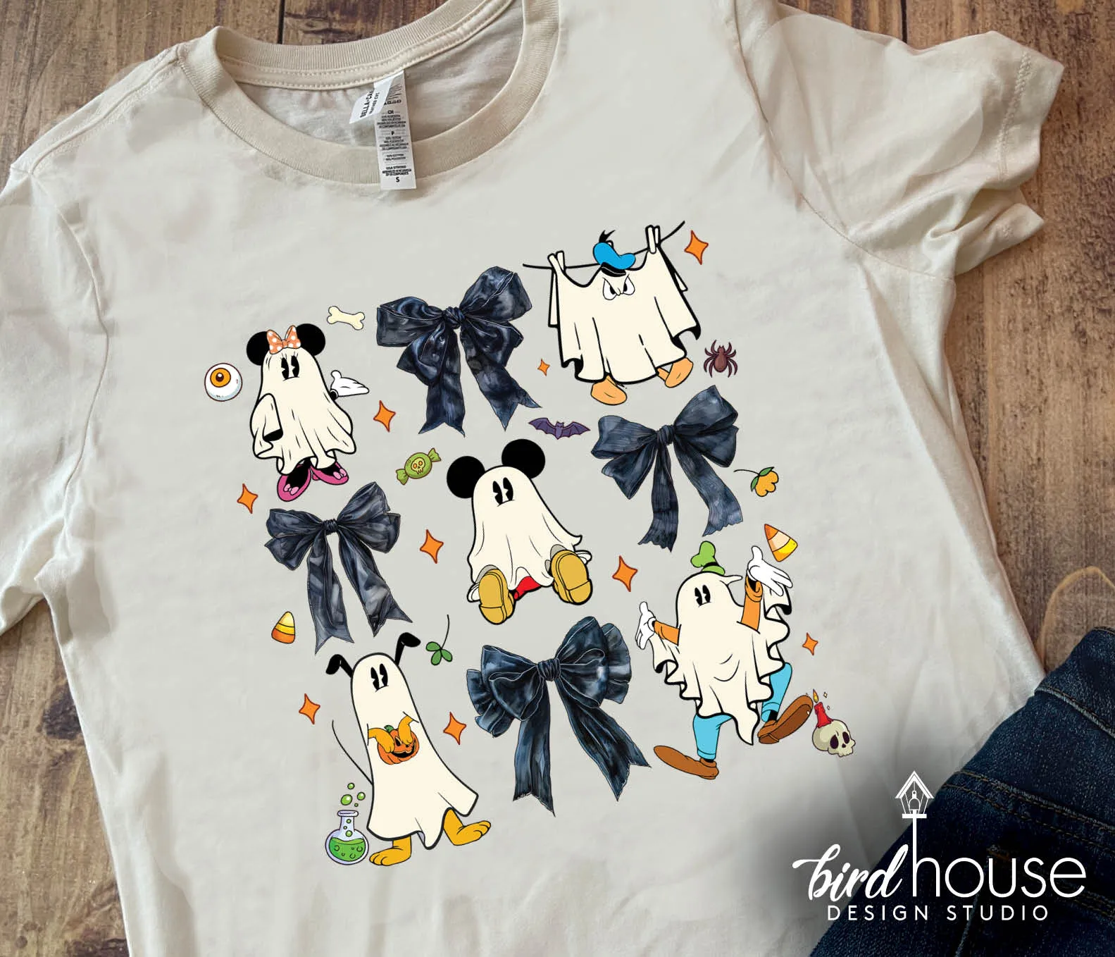 Coquette Bows Friends Ghost Shirt