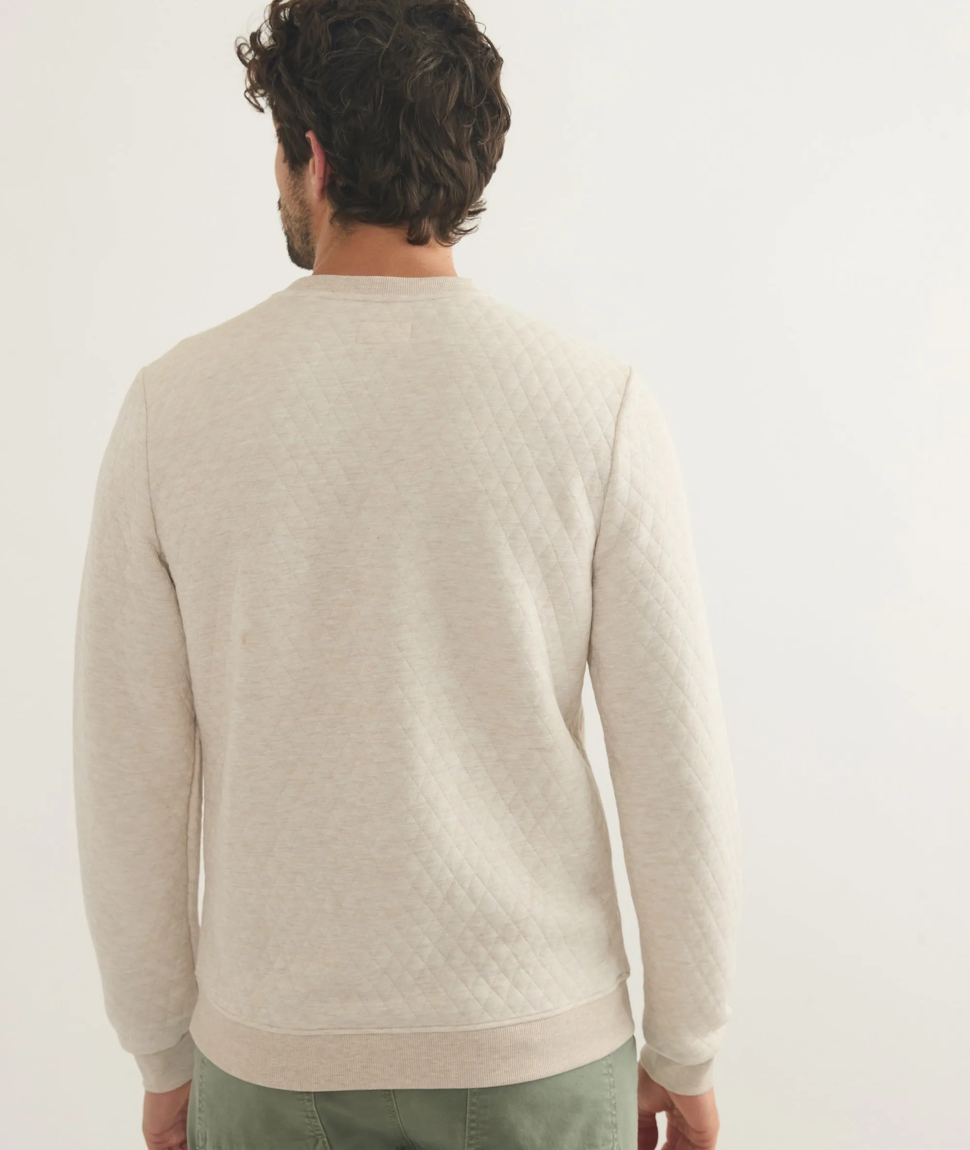 Corbet Quilted Crewneck