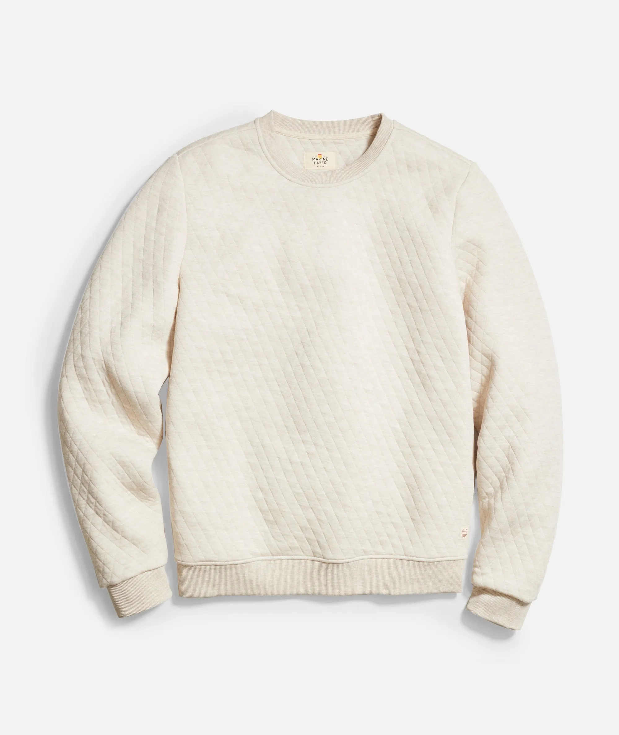 Corbet Quilted Crewneck