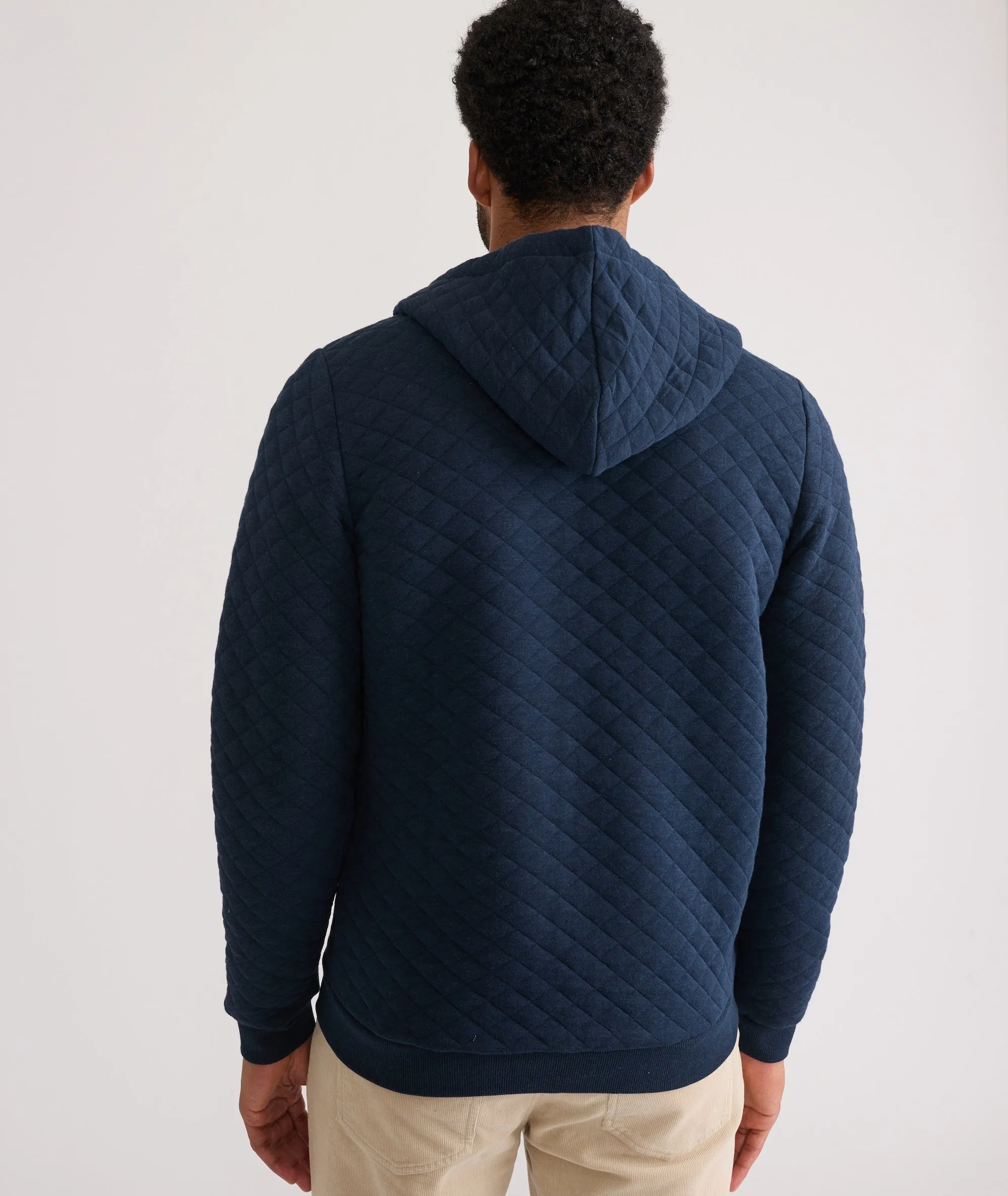 Corbet Quilted Full Zip Hoodie