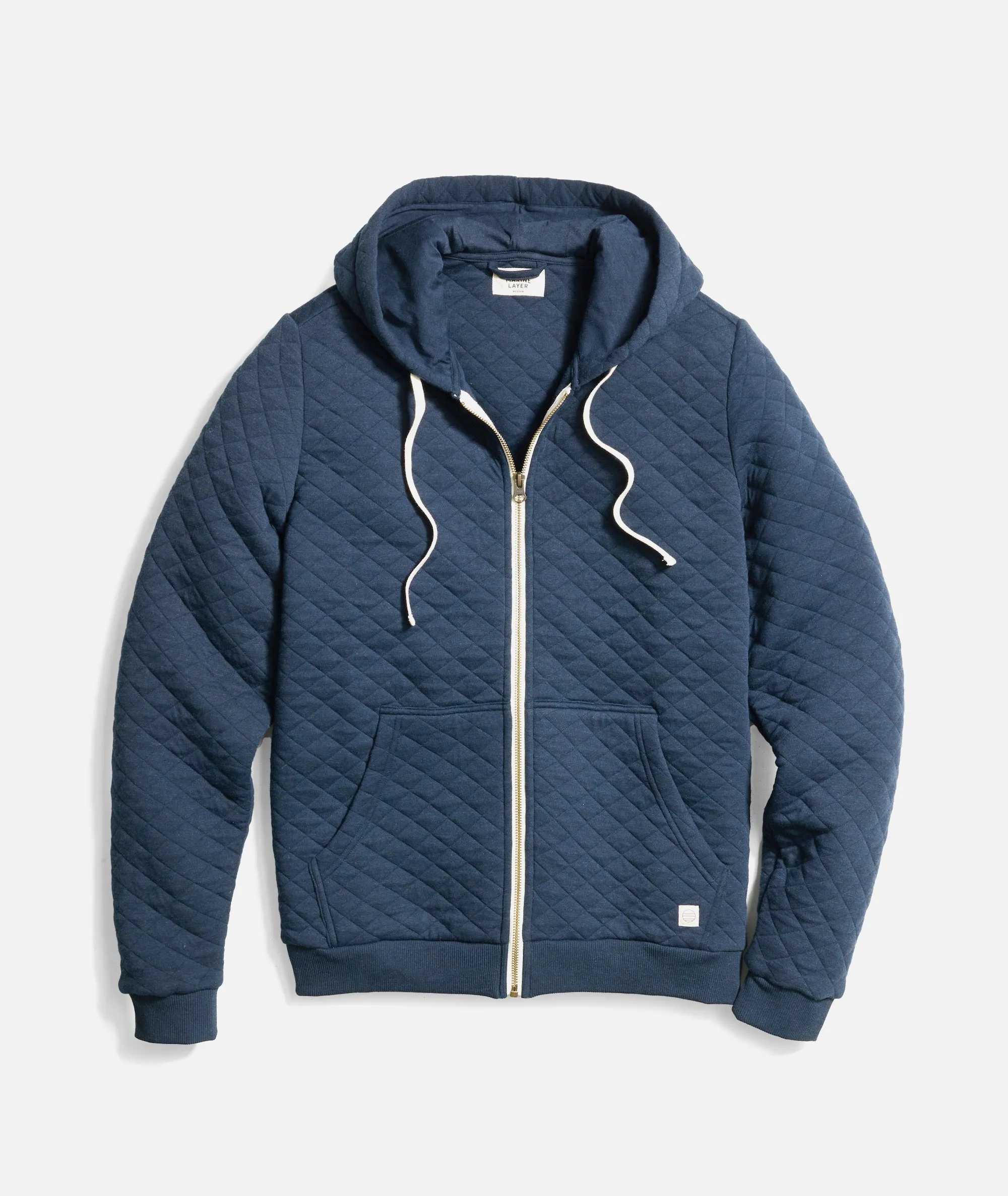 Corbet Quilted Full Zip Hoodie