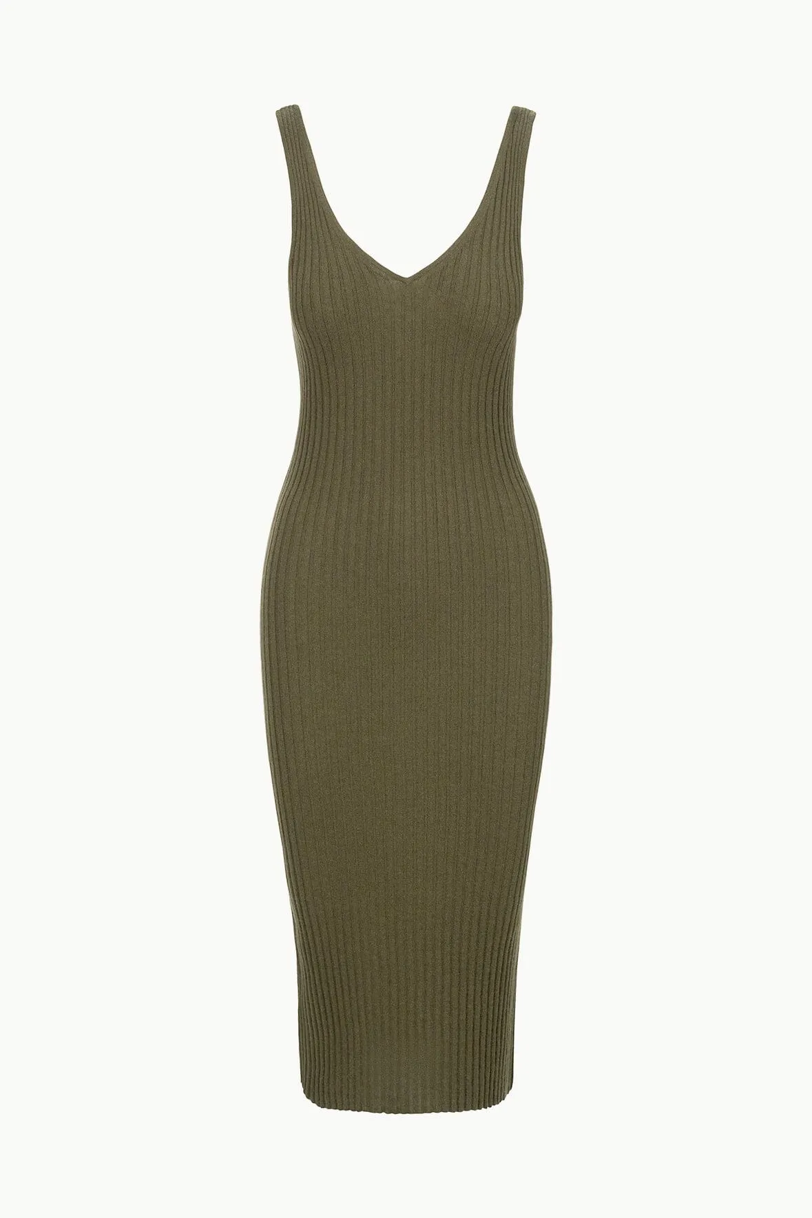 DANA CASHMERE DRESS | DARK OLIVE