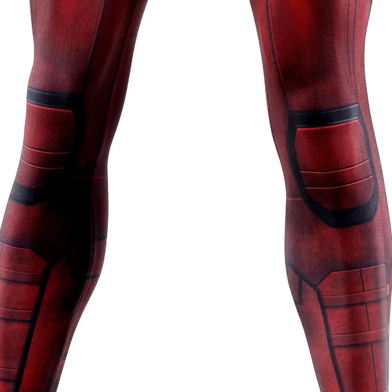 Deadpool Costume Adult Wade Wilson Halloween Bodysuit Deadpool Suit with Mask