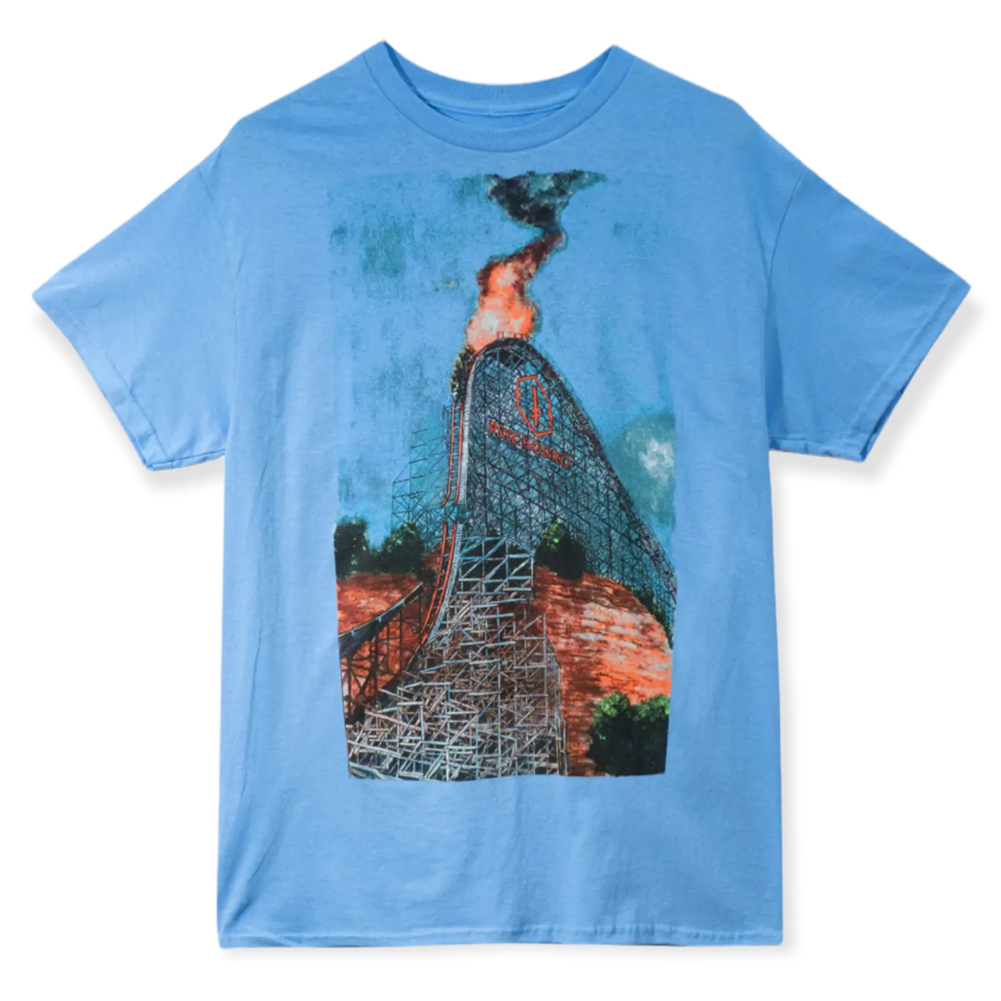 Deathwish Psychodro T Shirt Blue