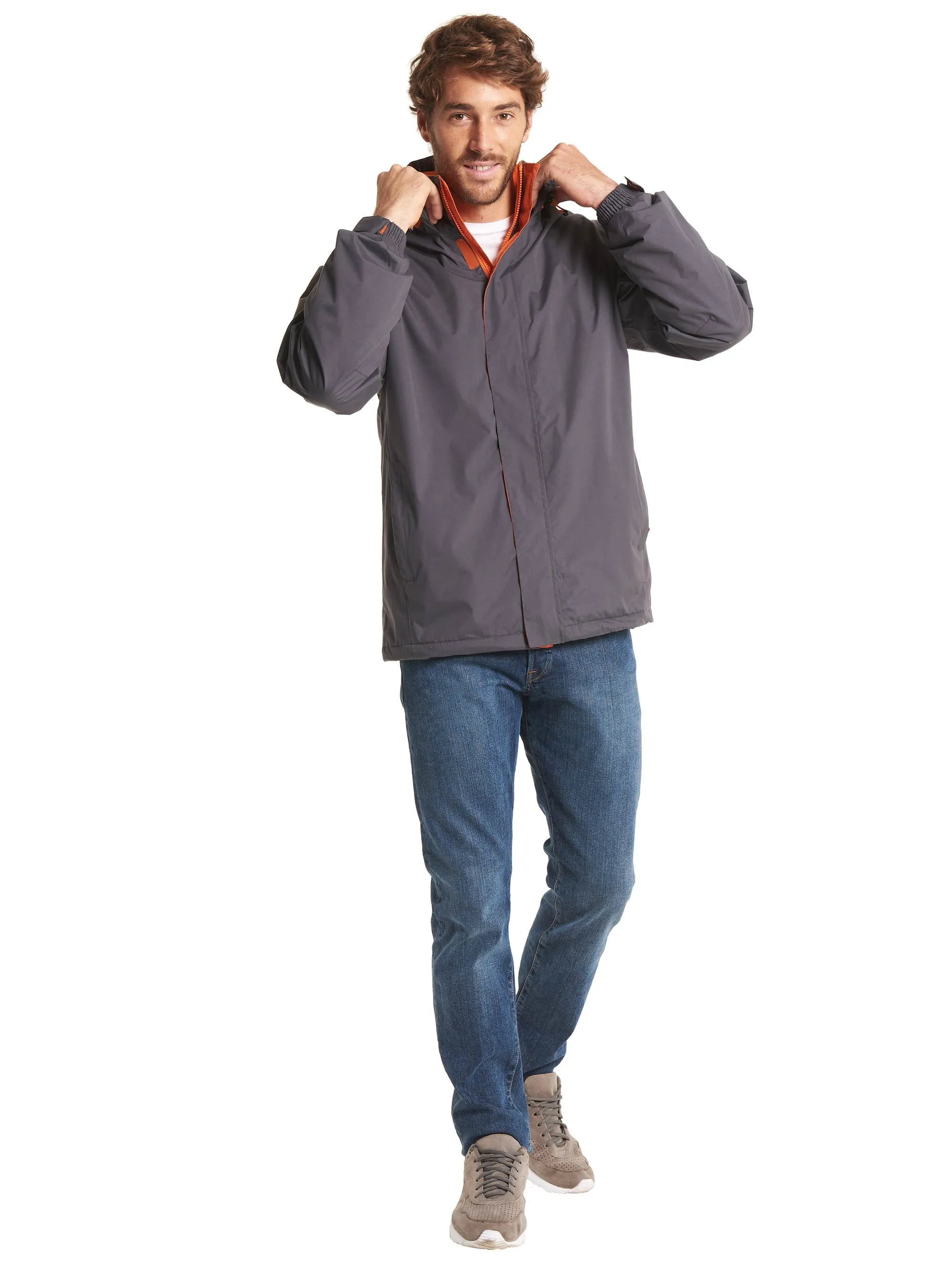 Deluxe Outdoor Jacket | Navy/Red