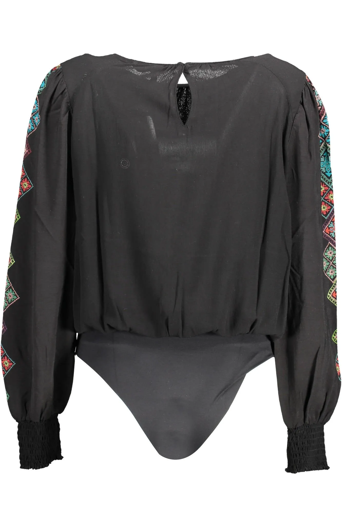 Desigual Body Long Sleeves Woman Black