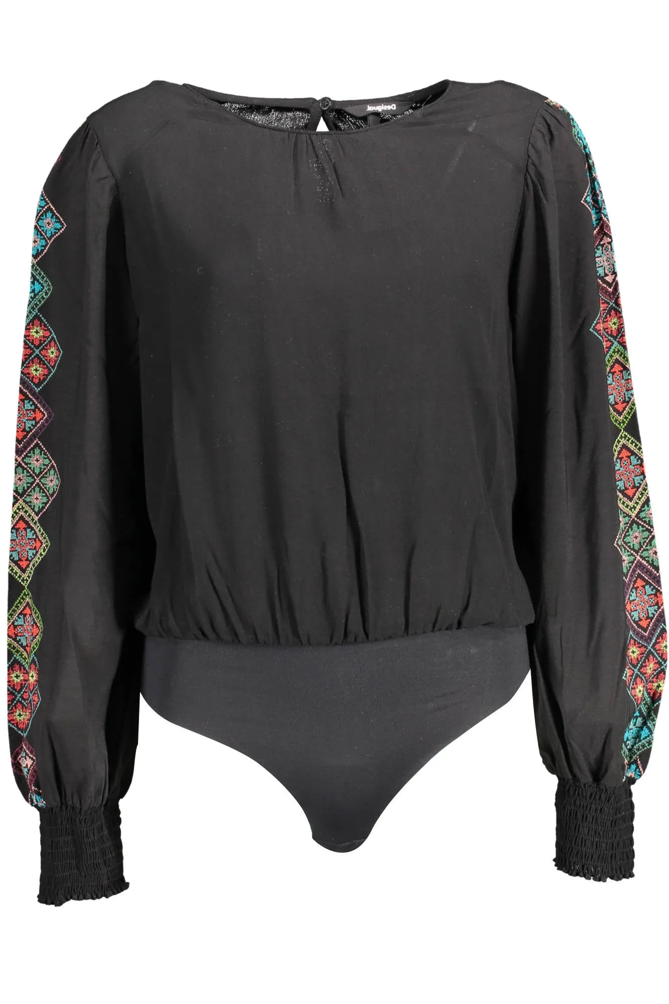 Desigual Body Long Sleeves Woman Black