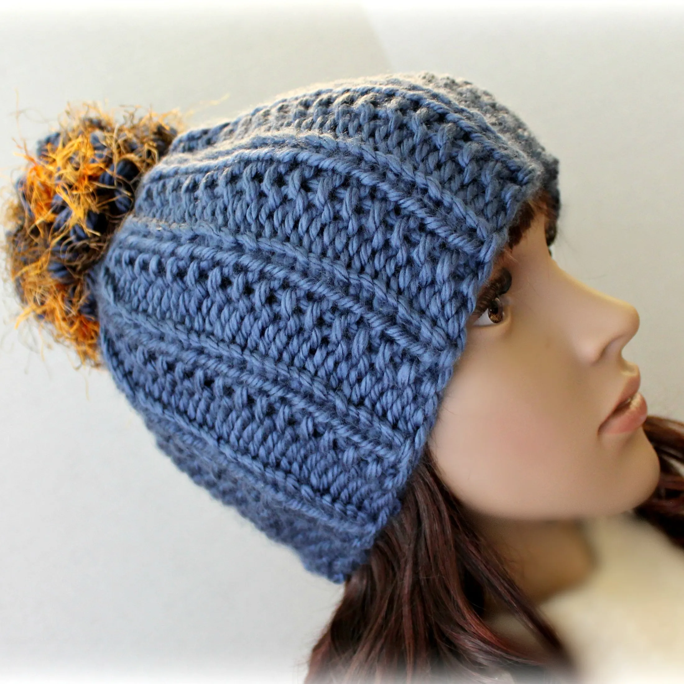 Farrow Rib Stitch Hat and Scarf Set Pattern