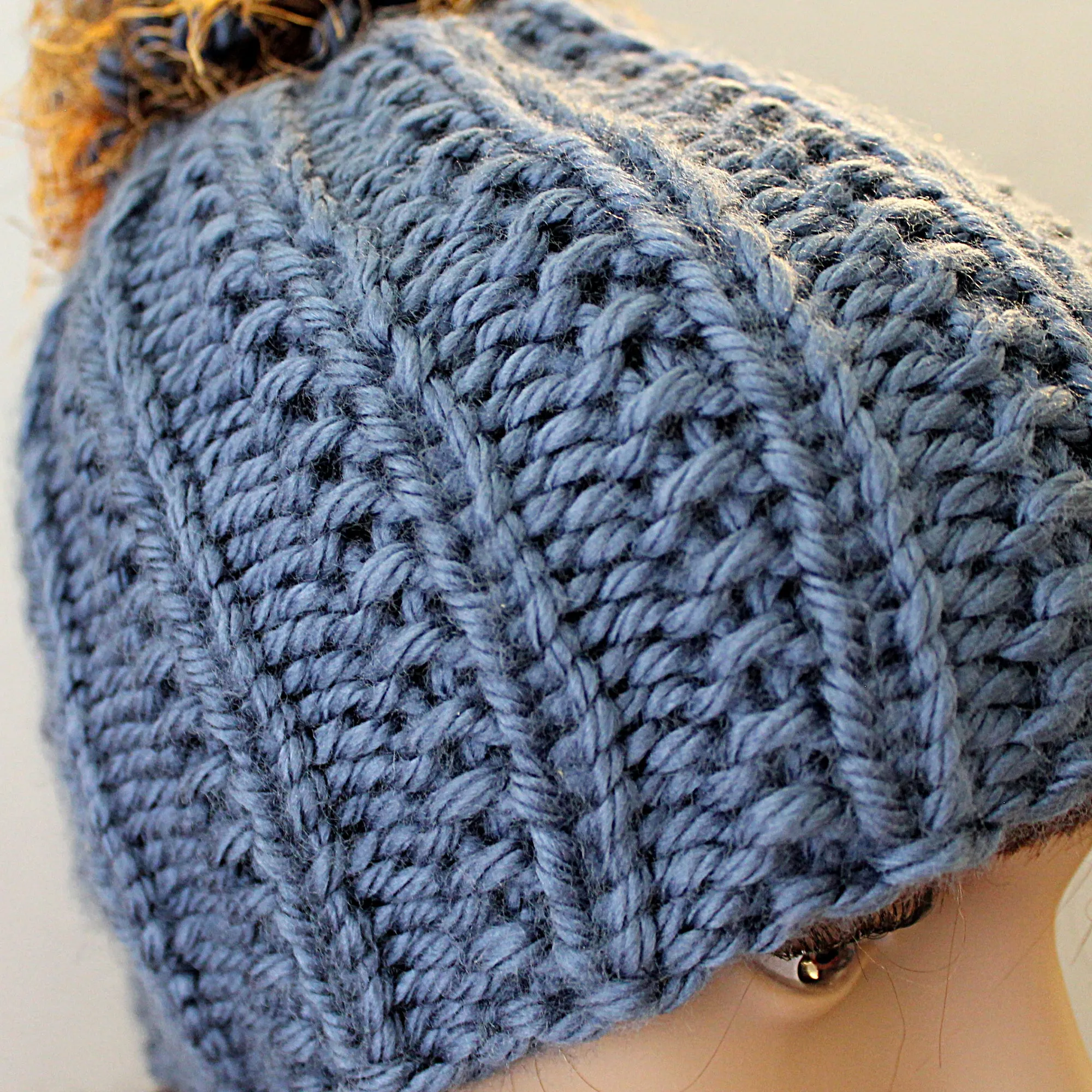 Farrow Rib Stitch Hat and Scarf Set Pattern