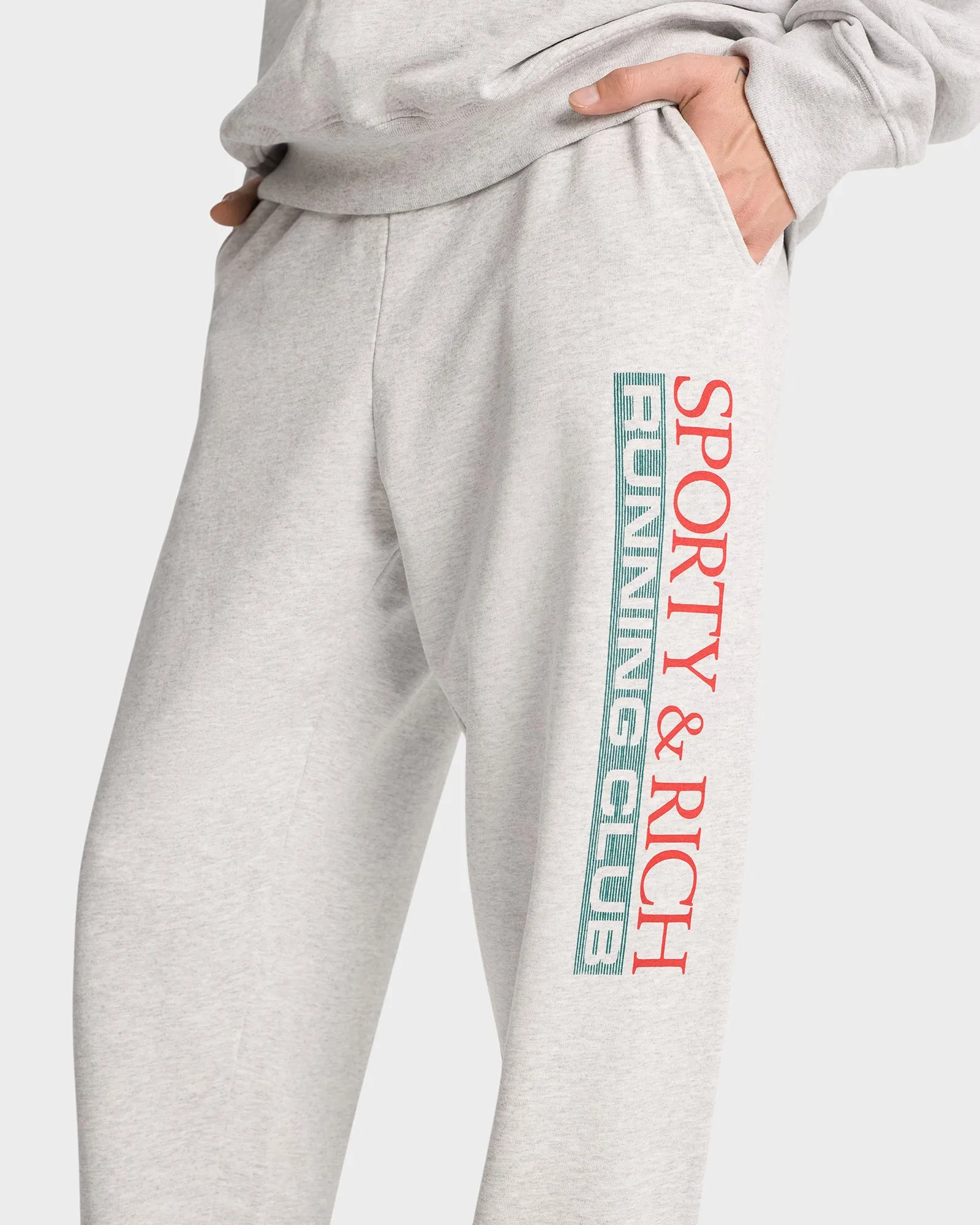 Finish Line Sweatpant - Heather Gray/Multi