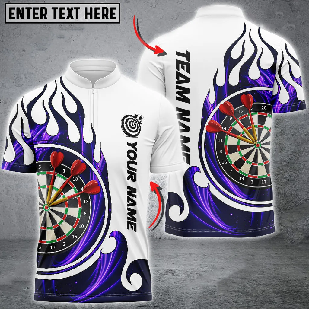 Fire Blaster Darts Multicolor Option Personalized Name 3D Shirt, Gift for Dart Player, Dart Jersey Shirt