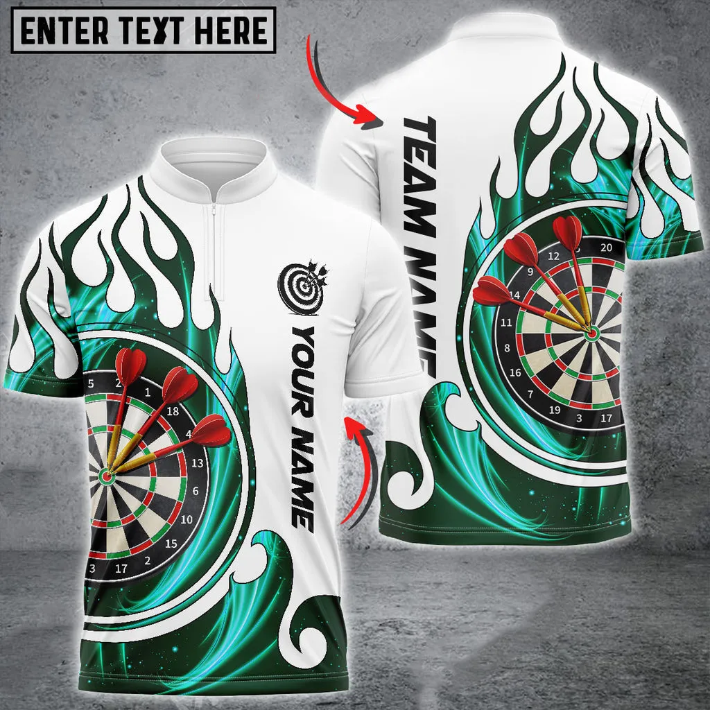 Fire Blaster Darts Multicolor Option Personalized Name 3D Shirt, Gift for Dart Player, Dart Jersey Shirt