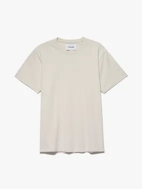 FRAME Logo Tee -- White Beige