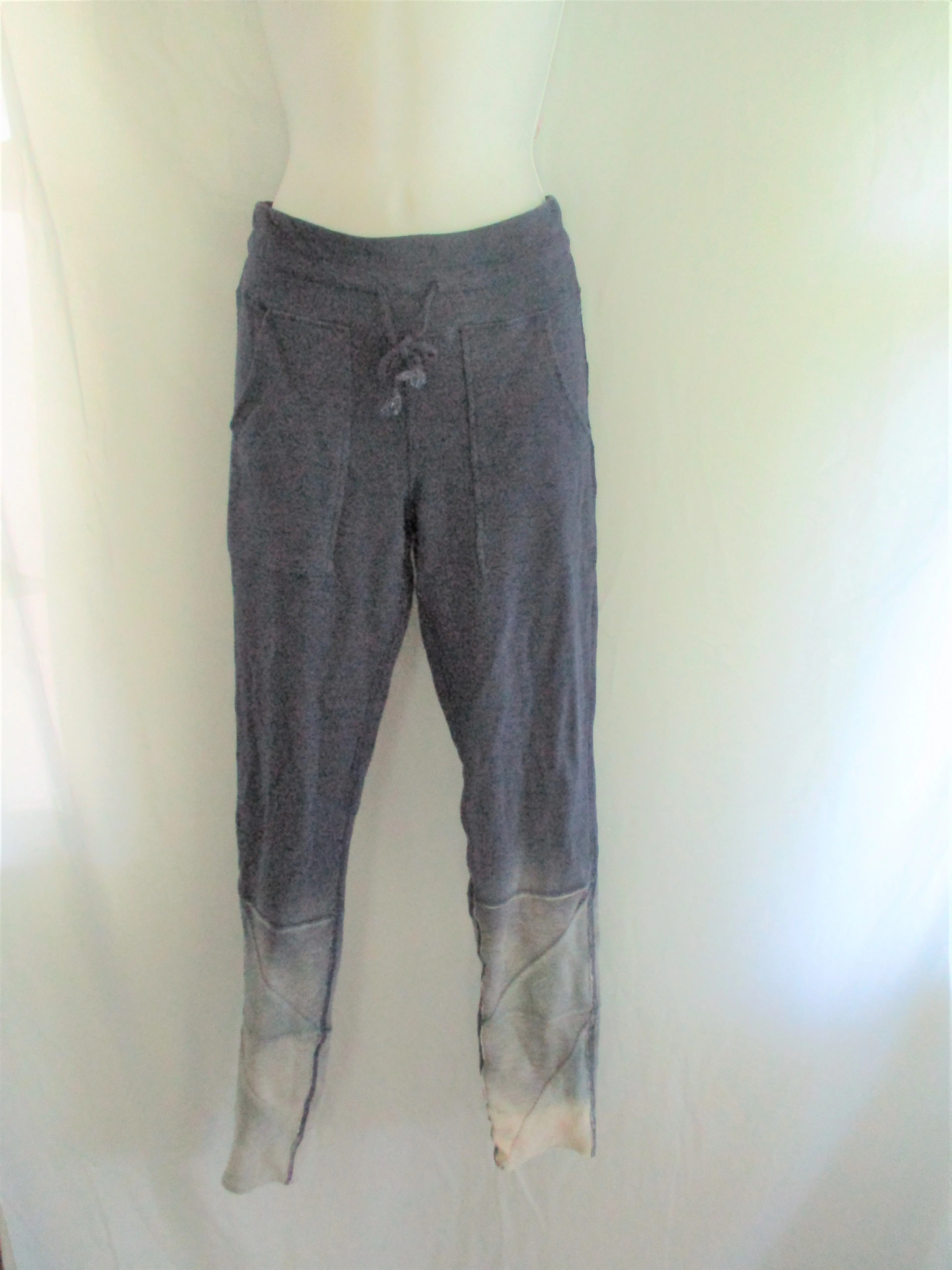 Free People FP MOVEMENT KYOTO Drawstring Sweatpant Yoga Pant Athletic Lounge Jogger M Pockets BLUE