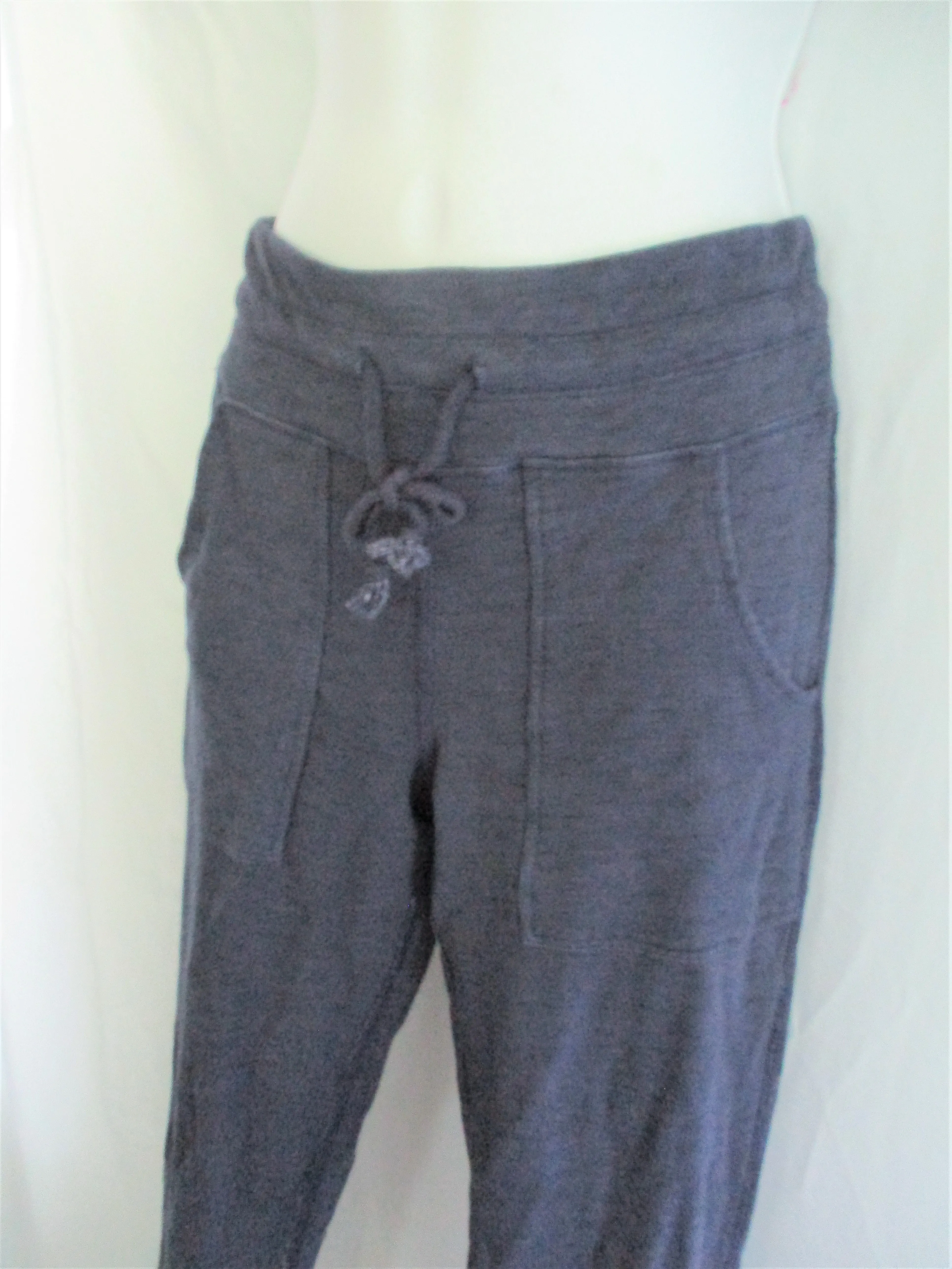 Free People FP MOVEMENT KYOTO Drawstring Sweatpant Yoga Pant Athletic Lounge Jogger M Pockets BLUE