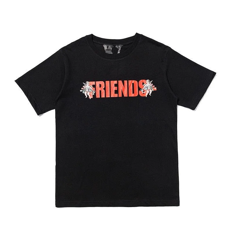 Giftngon - Vlone Style Friends Cupid GUN Angel tShirt