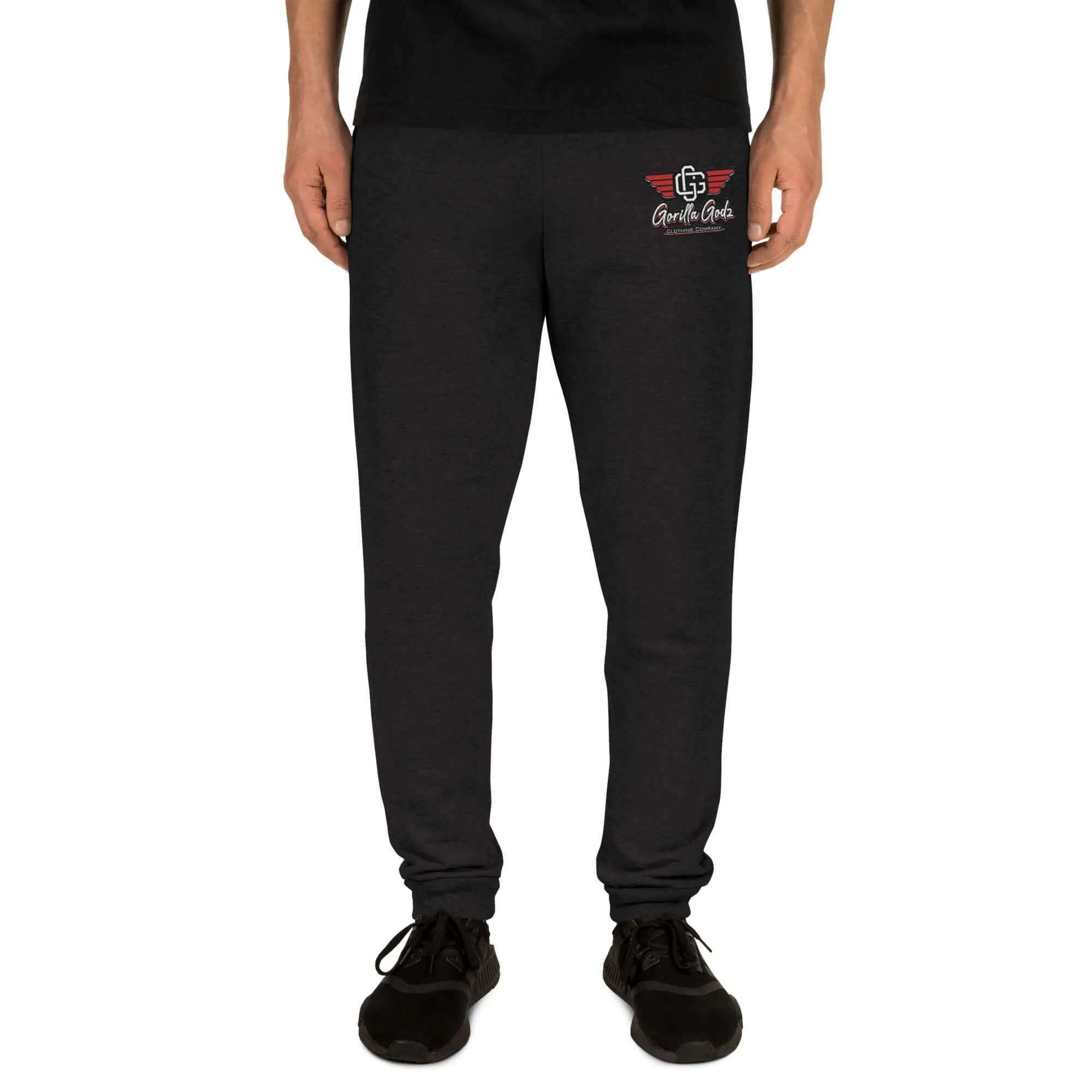 Gorilla Godz Red Emblem Unisex Joggers (Available in multiple colors)