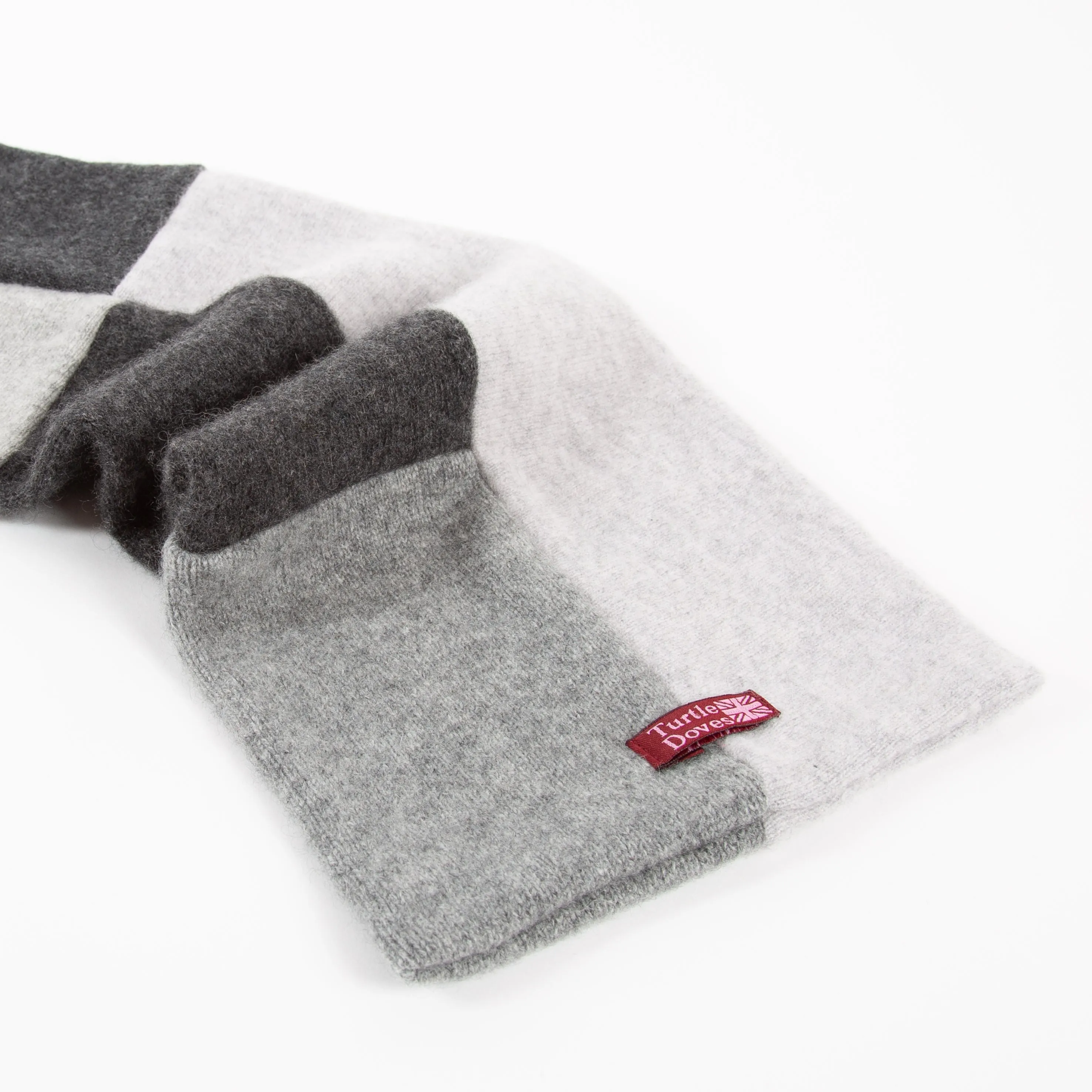 Grey Mix Cashmere Scarf