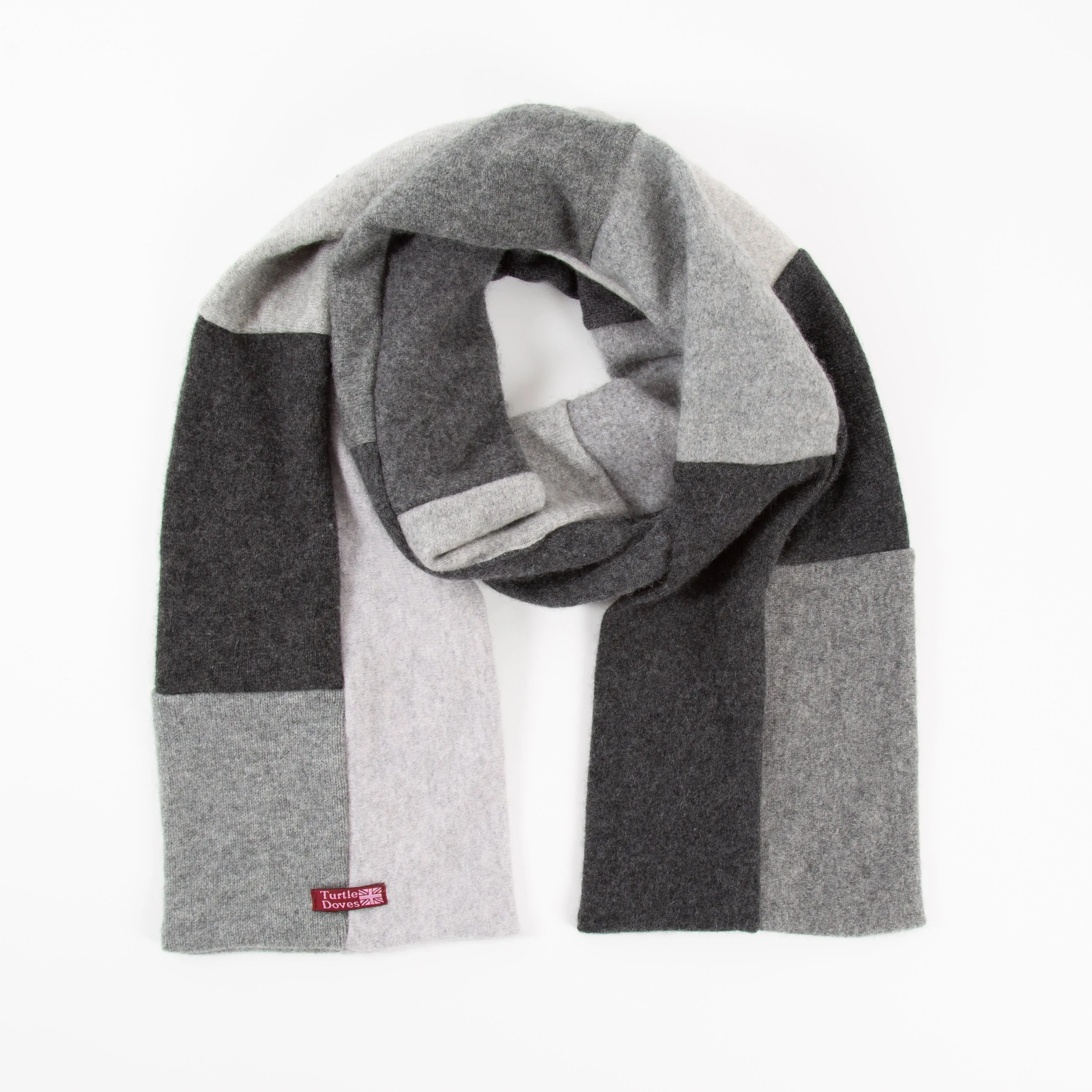 Grey Mix Cashmere Scarf