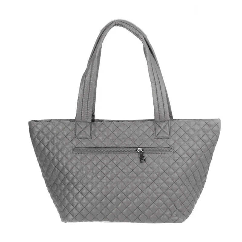 HD3466 Quilted Soft Nylon Tote Bag