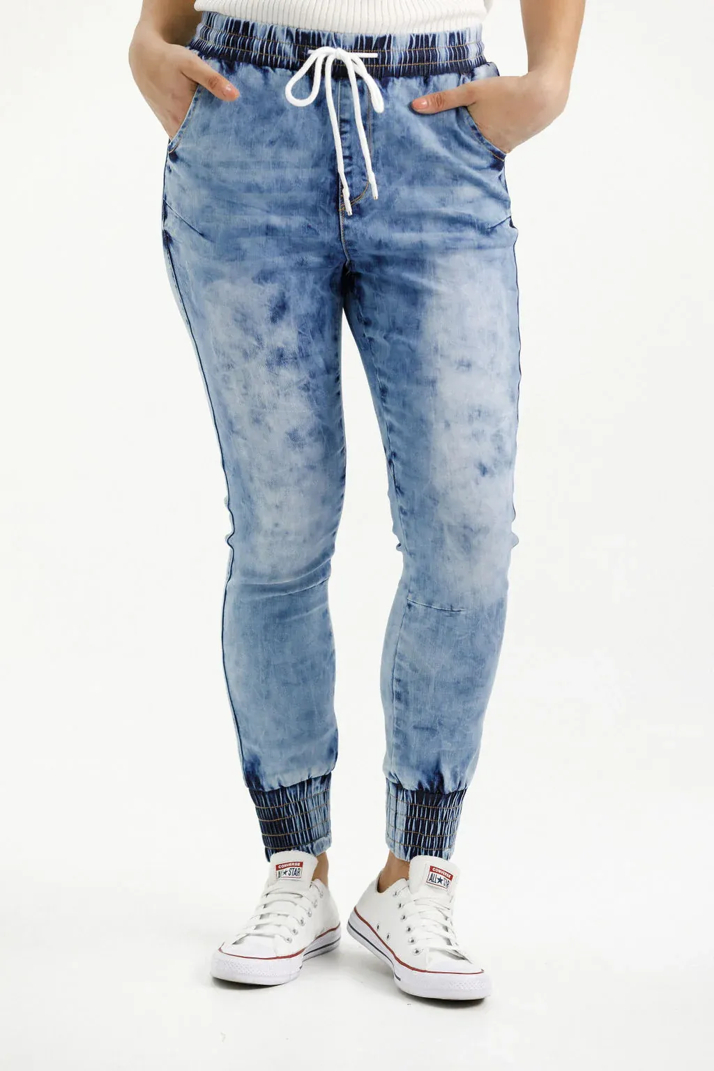 Home-lee Weekender Jeans - snow wash