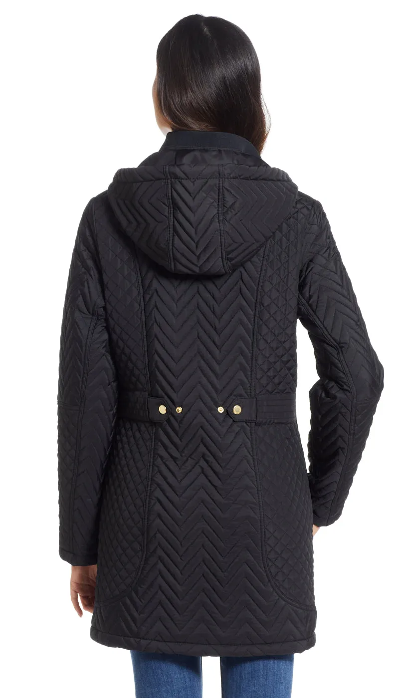 HOODED QUILTED WALKER