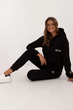 Hoodie & Sweatpants Outfit Set Black