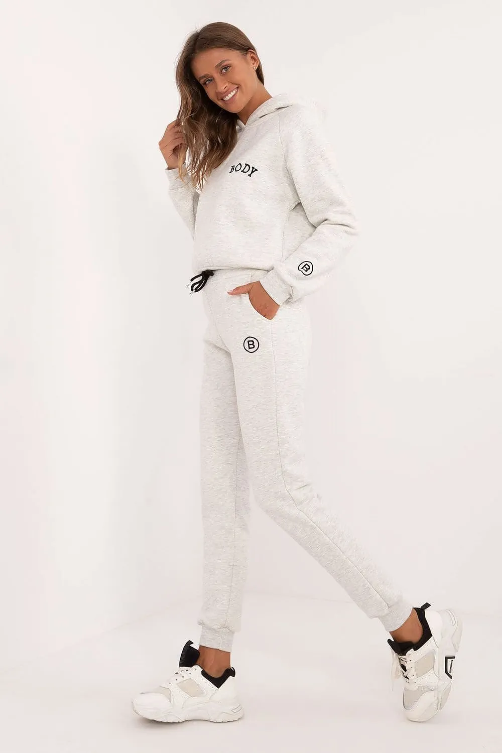 Hoodie & Sweatpants Outfit Set Ivory