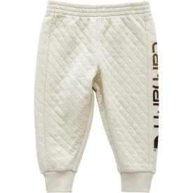 Infant/Toddler Quilted Jersey Logo Sweatpant - Turtledove