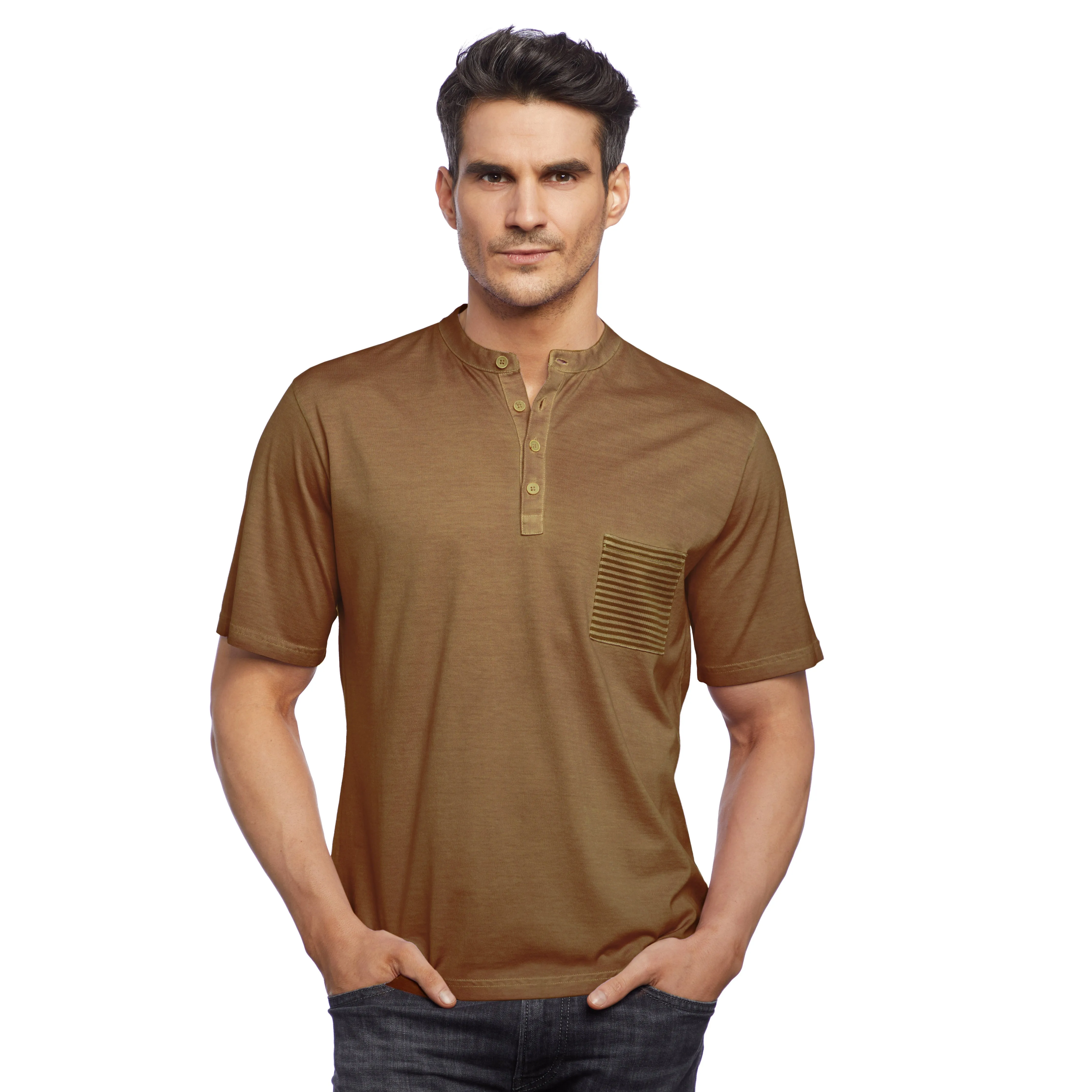 Jersey Vintage Henley-Shirt PERICO