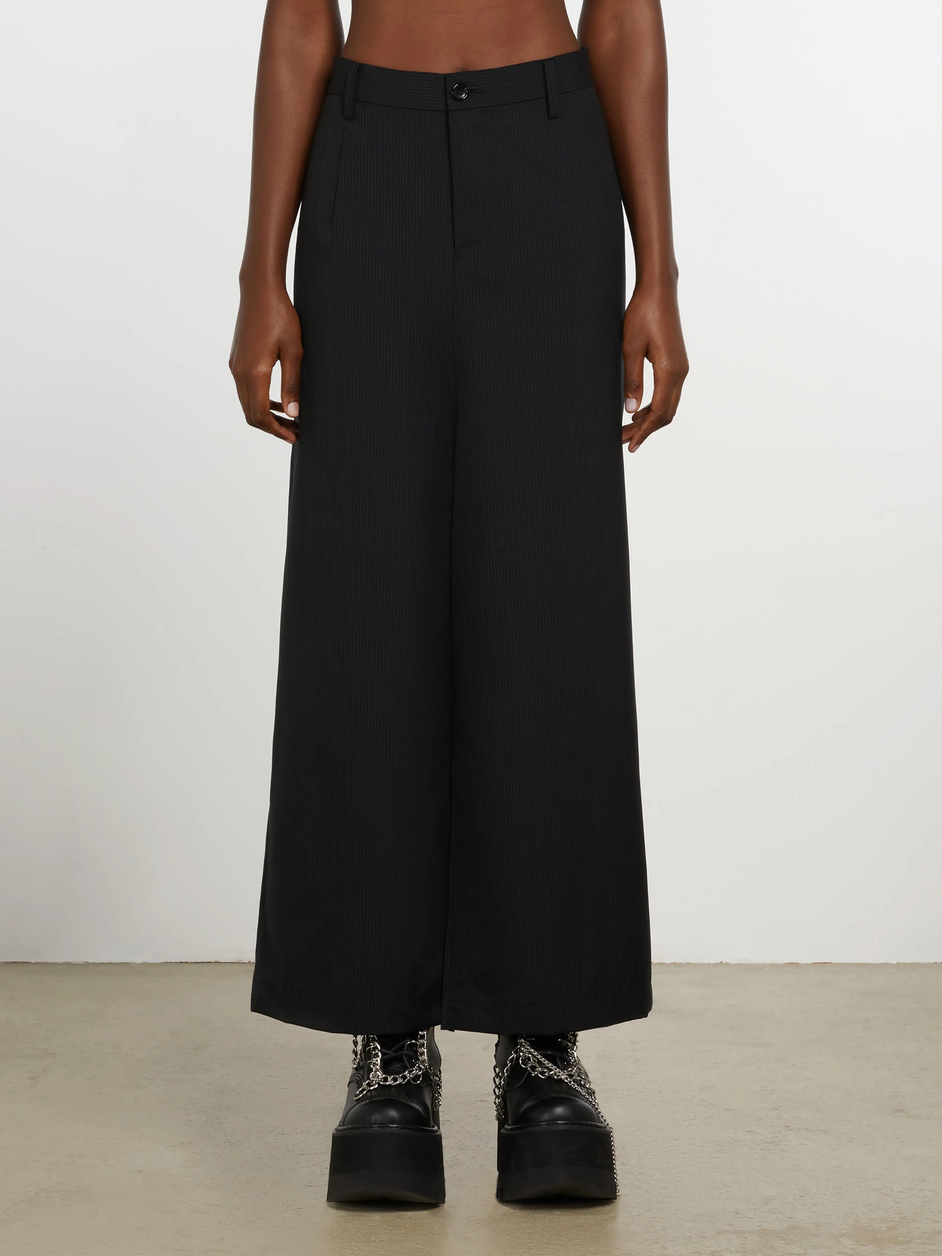 Junya Watanabe - Skirt Pants - (Black/White)