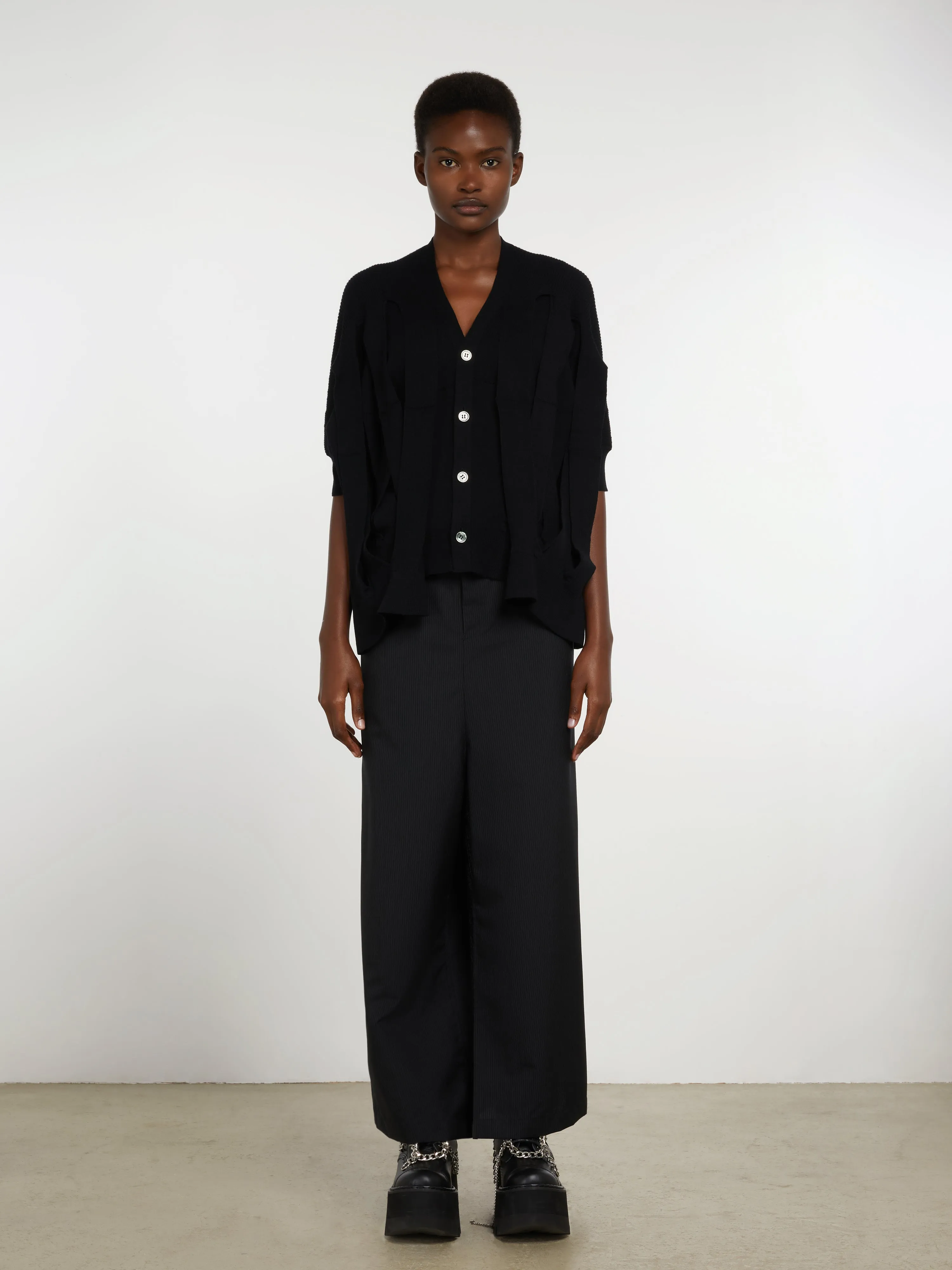 Junya Watanabe - Skirt Pants - (Black/White)